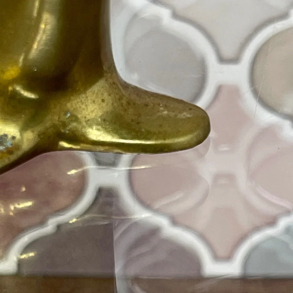 Vintage Brass‎ Penguin Figurine Abstract Mid Century Modern Decor
